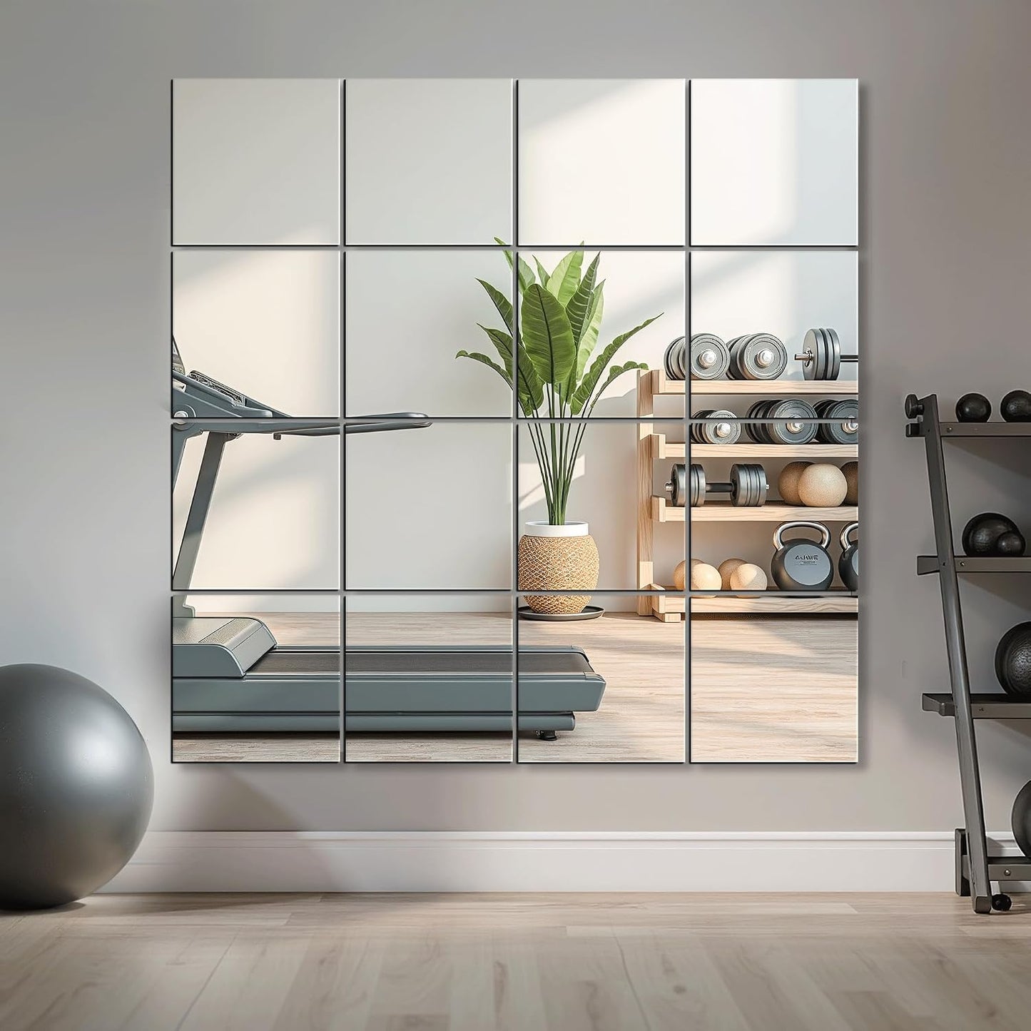 ✨ Minimalist Frameless Wall Mirror | Modern Bathroom Vanity Mirror for Bedroom, Entryway & Living Room 🪞