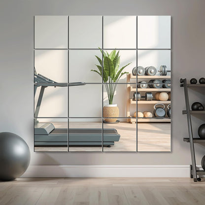 ✨ Minimalist Frameless Wall Mirror | Modern Bathroom Vanity Mirror for Bedroom, Entryway & Living Room 🪞