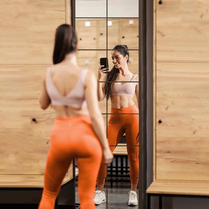 ✨ Minimalist Frameless Wall Mirror | Modern Bathroom Vanity Mirror for Bedroom, Entryway & Living Room 🪞