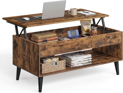 ✨ Modern Lift Top Coffee Table with Hidden Storage | Multifunctional Living Room Table for Small Spaces 🏡