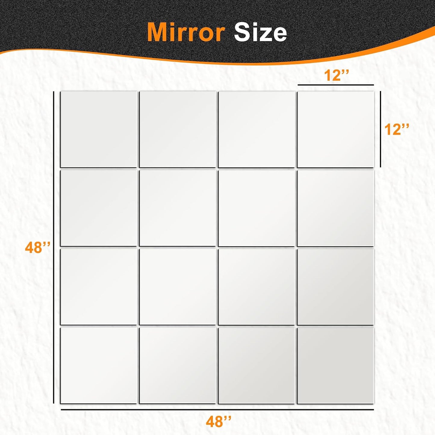 ✨ Minimalist Frameless Wall Mirror | Modern Bathroom Vanity Mirror for Bedroom, Entryway & Living Room 🪞